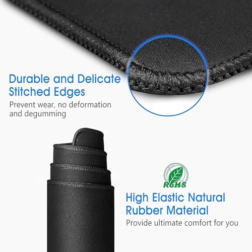 Storite 900x400x2mm Extended Gaming Mouse Pad, Desk Mat, Black - Image 4