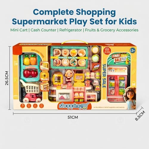 SHAKTISM Kids Supermarket Pretend Play