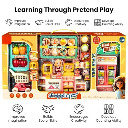 SHAKTISM Kids Supermarket Pretend Play