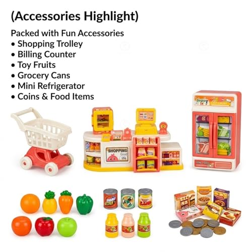 SHAKTISM Kids Supermarket Pretend Play