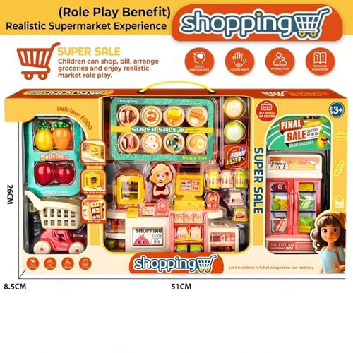 SHAKTISM Kids Supermarket Pretend Play
