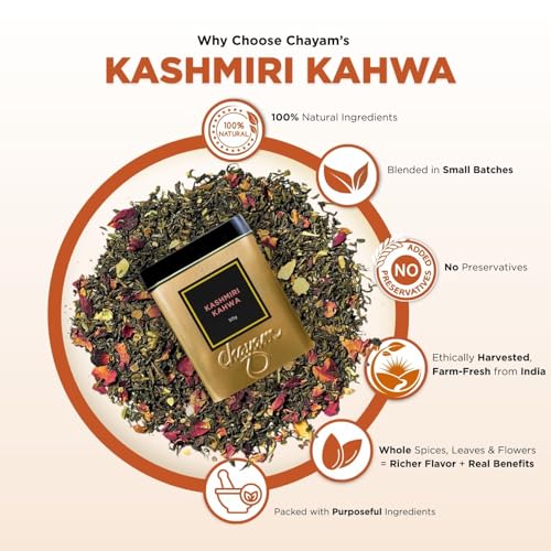 CHAYAM Kashmiri Kahwa Green Tea
