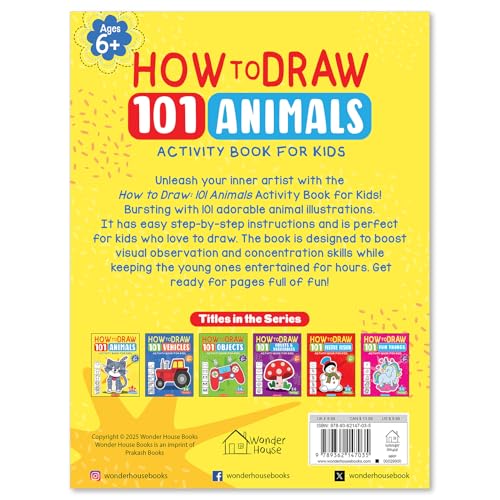 How to Draw: 101 Animals