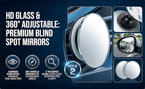 CarFrill HD Glass Frameless Round