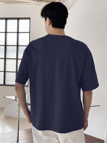 LEOTUDE Men's Half Sleeve Round
