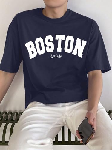 LEOTUDE Men's Half Sleeve Round