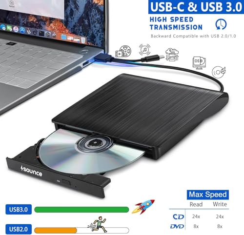 Sounce External DVD Drive USB