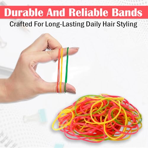 GLUN® Neon Color 3 Inches Width Rubber Bands (100 grams) - Image 5