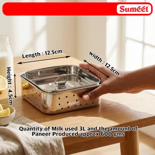 Sumeet Stainless Steel Square Shape