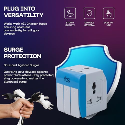 rts 3-in-1 Universal Travel Adapter