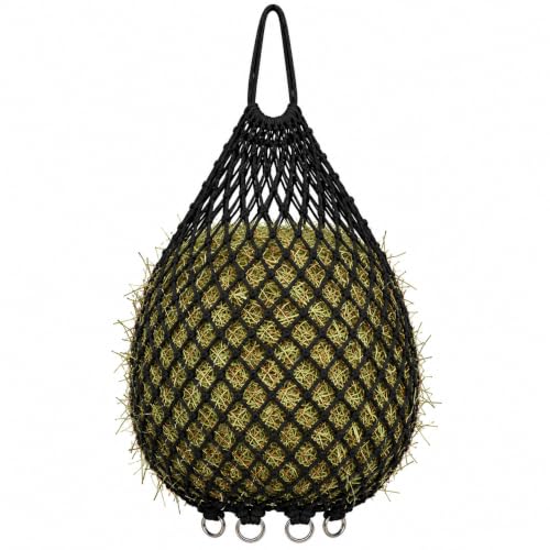 Black Nylon Horse Hay Net