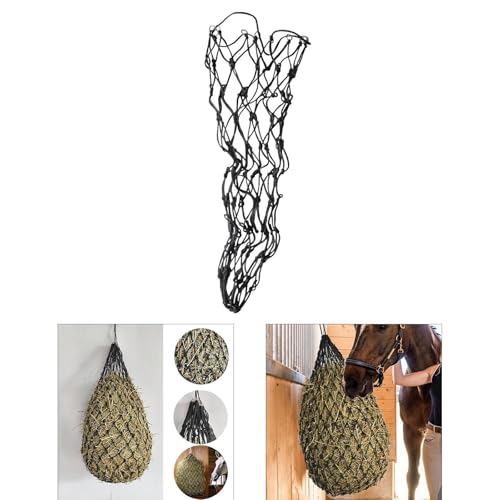 Black Nylon Horse Hay Net