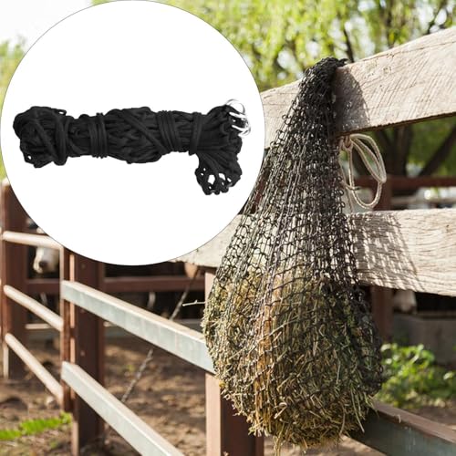 Black Nylon Horse Hay Net