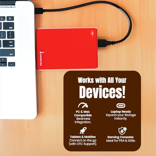 KINGSTER® 1TB Ultra Slim Portable