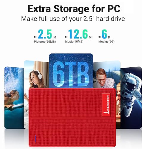 KINGSTER® 1TB Ultra Slim Portable