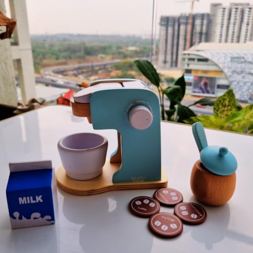 Nesta Toys Wooden Coffee Machine