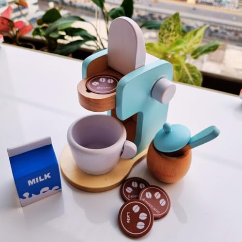 Nesta Toys Wooden Coffee Machine