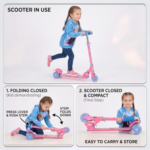STRIDERS Frozen 3 Wheel ScooterMulticolor for 3 + Years - Image 3