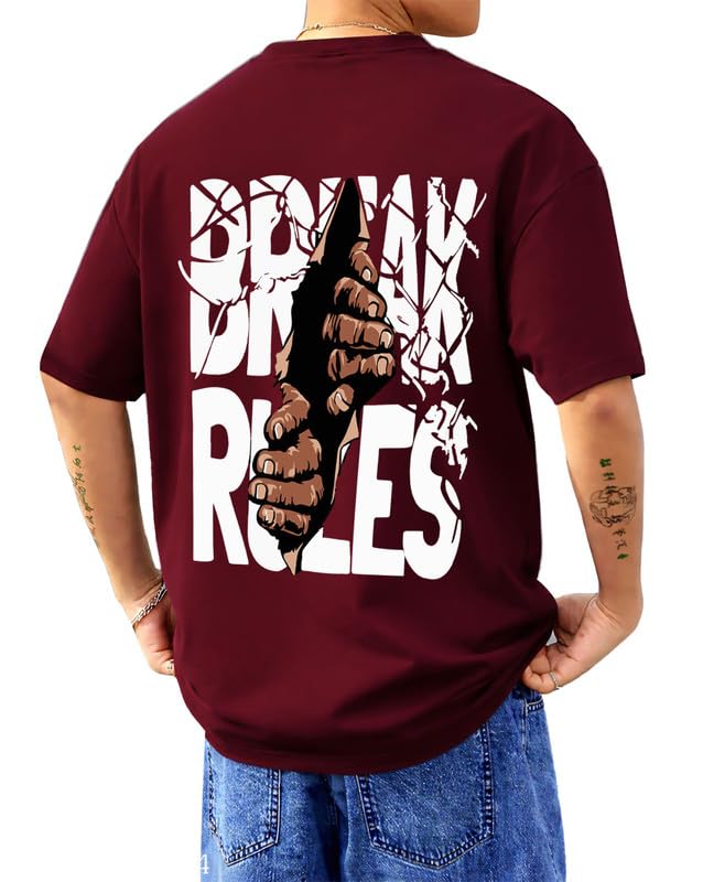 AUSK Baggy Hip-Hop T-Shirt