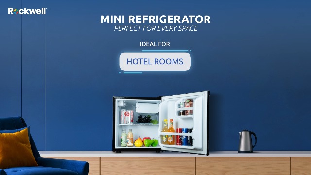ROCKWELL 47L Mini Refrigerator with Freezer, 2 Star, 5 Year Warranty - Image 2