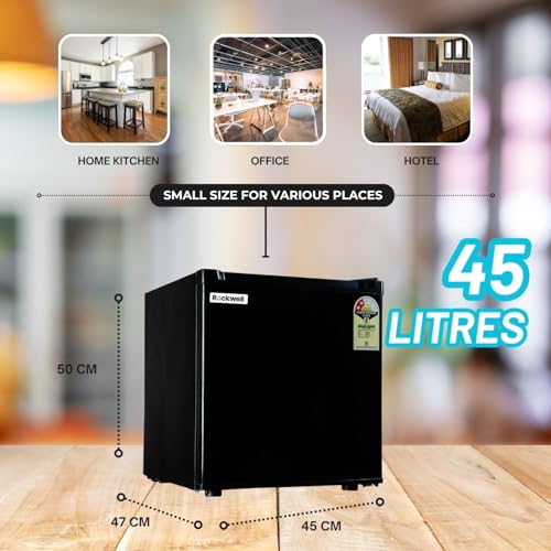 ROCKWELL 47L Mini Refrigerator with Freezer, 2 Star, 5 Year Warranty - Image 5