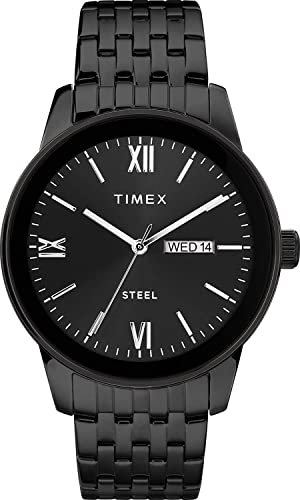 TIMEX Trend Round 41mm Black Dial Analog Men Watch - TW2T50400AP
