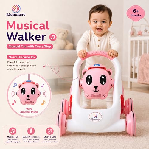 Mommers Baby Walker Musical Push