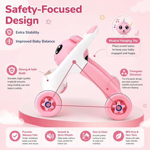 Mommers Baby Walker Musical Push