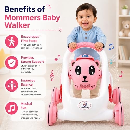 Mommers Baby Walker Musical Push