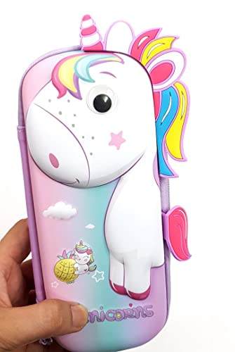 Crackles 3D Unicorn Stylish Print