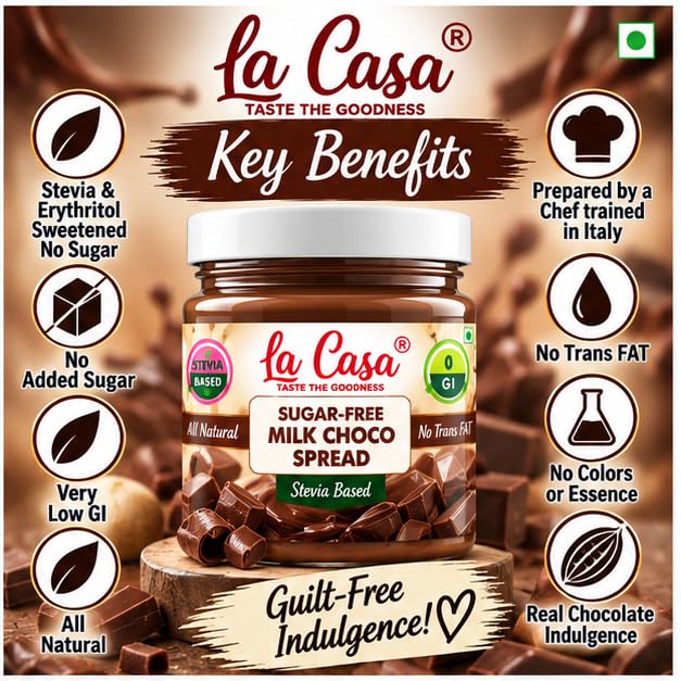La Casa Sugar-Free Milk Chocolate