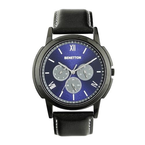 UNITED COLORS OF BENETTON Men Blue Round Dial Analog Watch - UWUCG0808