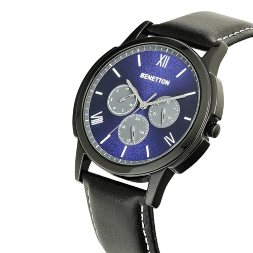 UNITED COLORS OF BENETTON Men Blue Round Dial Analog Watch - UWUCG0808 - Image 3