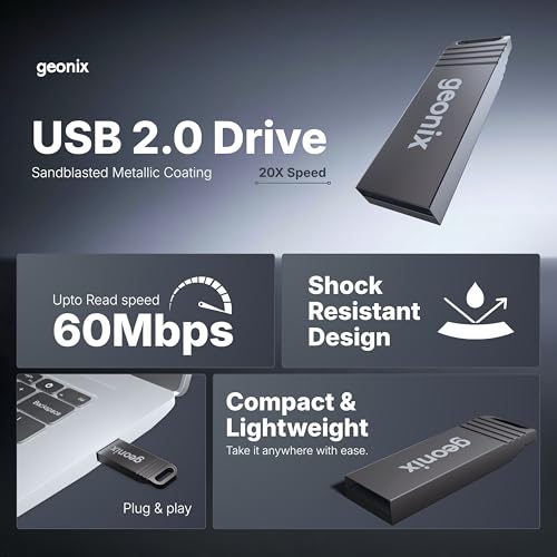 Geonix 4gb Metal Flash Drive