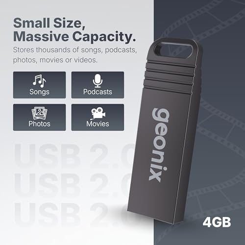 Geonix 4gb Metal Flash Drive