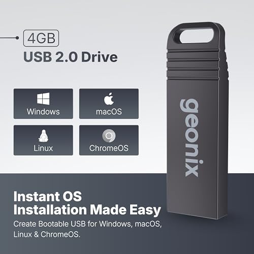Geonix 4gb Metal Flash Drive