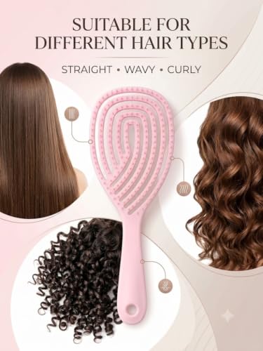 3D Detangling Hair Brush