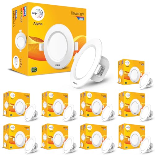 wipro Garnet 12W Round Downlight