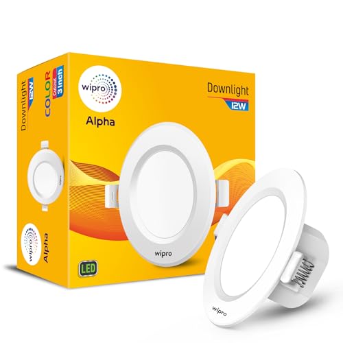 wipro Garnet 12W Round Downlight