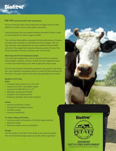 Biofit PET-Vet Advanced Feed Supplement, New Packing CFC Powder (1kg) - Image 2
