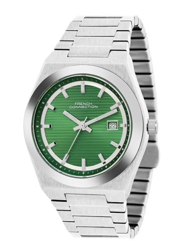 French Connection Textured Green Round