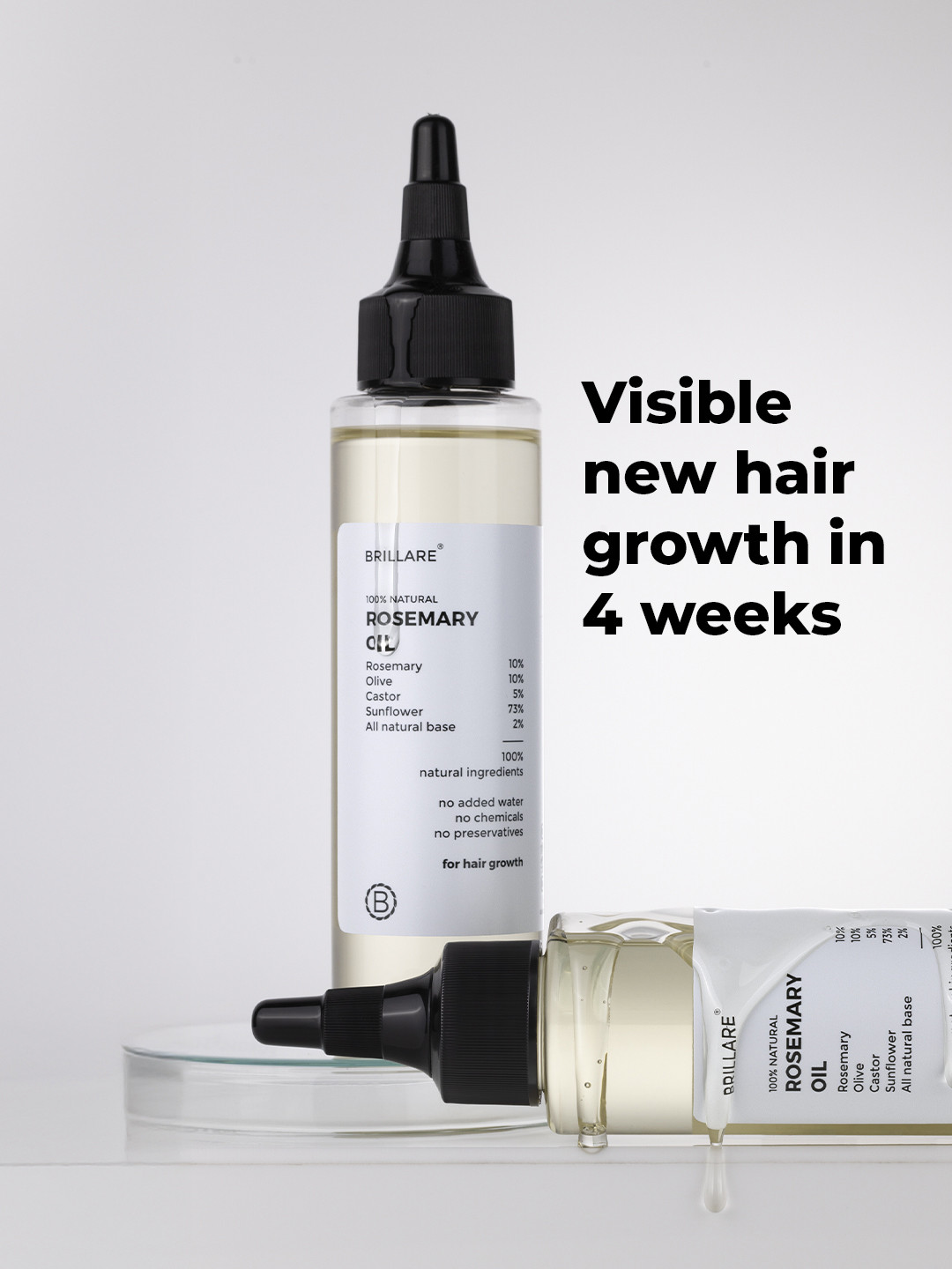 BRILLARE 10% Rosemary Hair Oil