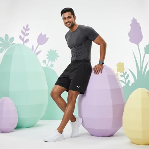 Puma Men's Solid Relaxed Fit Shorts - Image 2