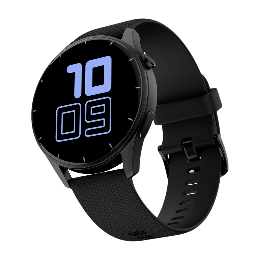 Noise Crew 1.38 Round Display with Bluetooth Calling, Metallic fi