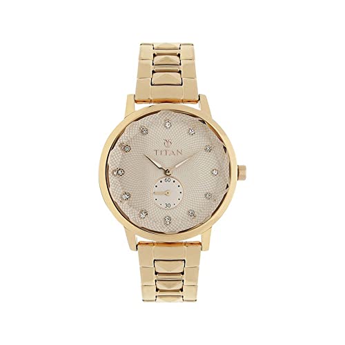 Titan Purple Analog Pink Dial
