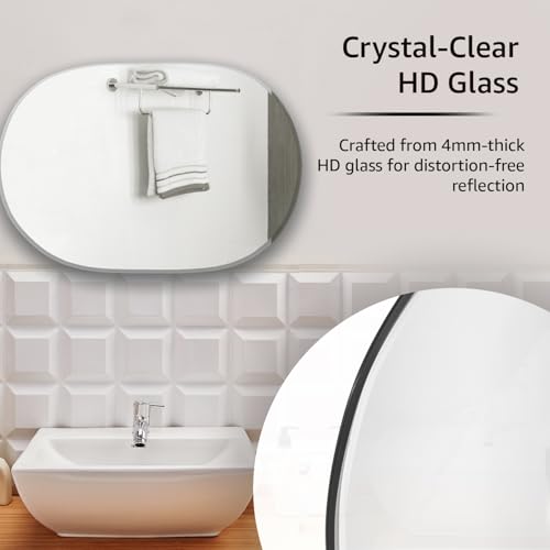 Amazon Basics Frameless Capsule Glass