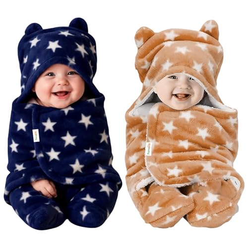 OYO BABY Baby Hooded Blankets