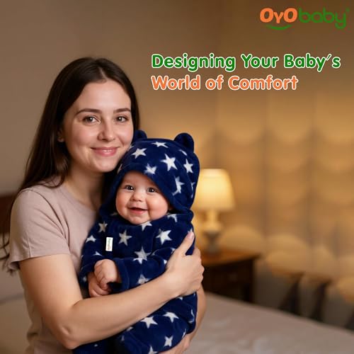 OYO BABY Baby Hooded Blankets