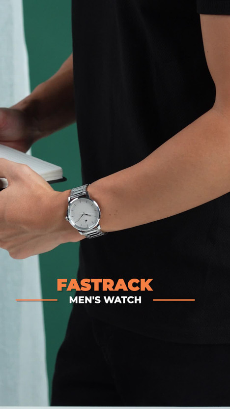 Fastrack Stunners White Dial Silver