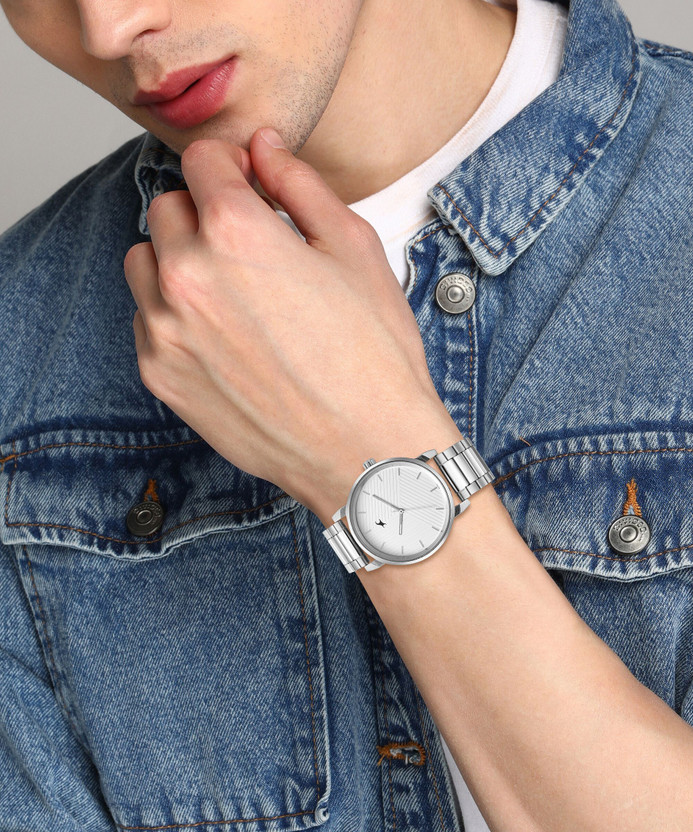 Fastrack Stunners White Dial Silver